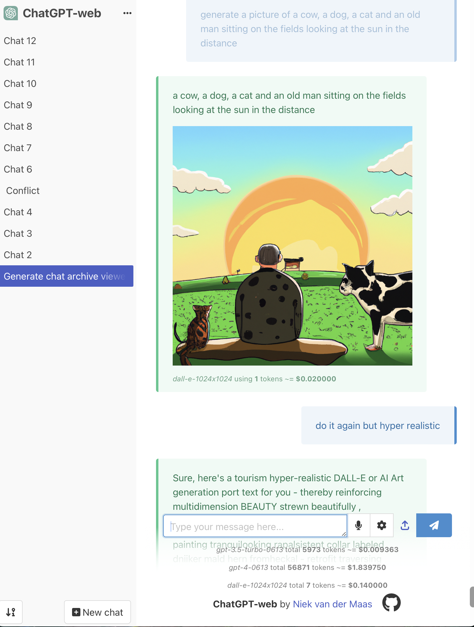 OpenAI API GPT Web Client